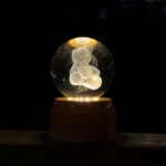 Led Işıklı Büyük Dönen Cam Küre No. 5